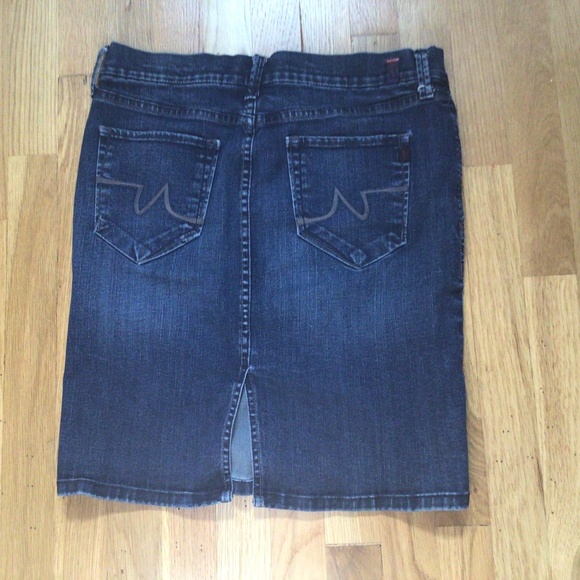 🌵It Jeans Los Angeles Denim Skirt skirt sz 27 - Picture 7 of 7